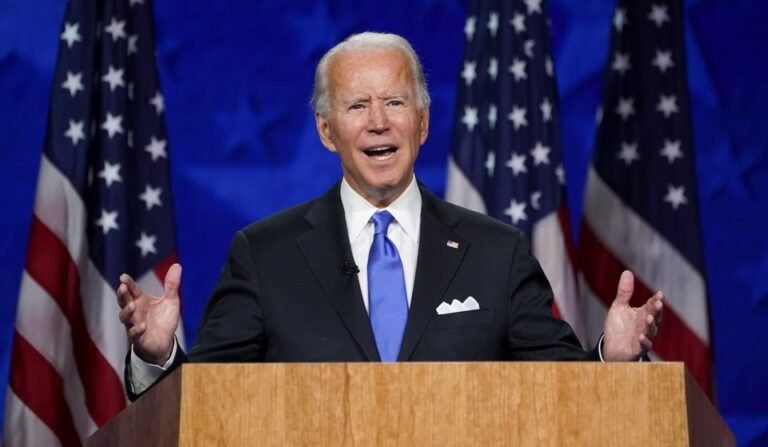 Joe Biden said Mr. Trump `cast a shadow` on America in a `lifetime` speech 0