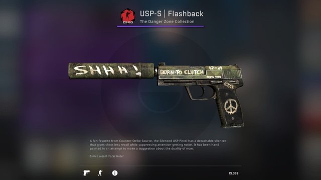 What's special about USP-S, the `marksman` pistol model in CS:GO? 3